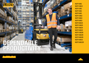 Wózki paletowe elektryczne Caterpillar NSP12N3