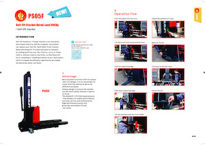 Wózki paletowe elektryczne Noblelift PS05F-1300