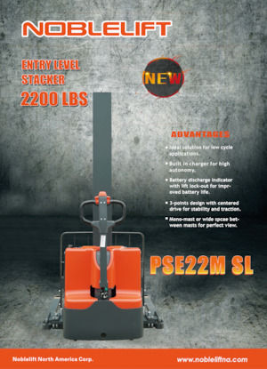 Wózki paletowe elektryczne Noblelift PSE22M SL-63