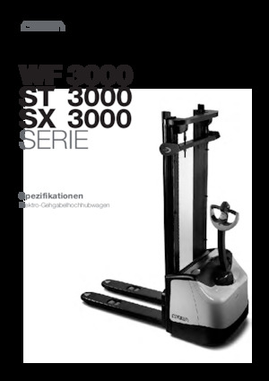 Wózki paletowe elektryczne Crown ST 3000N-1.0 TL