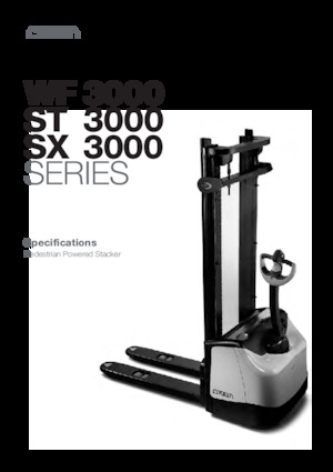 Wózki paletowe elektryczne Crown ST 3000N-1.0 TL