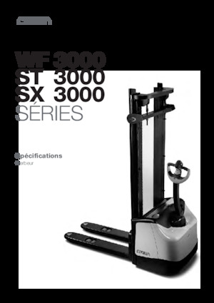 Wózki paletowe elektryczne Crown ST 3000N-1.0 TL