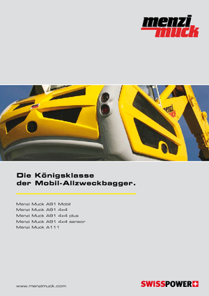 Koparki kroczące Menzi A 91