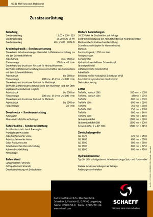 Koparki kroczące Terex-Schaeff HS 41 MM