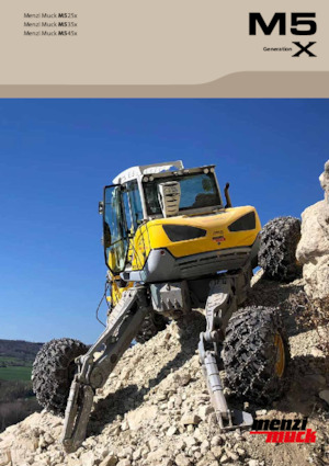 Koparki kroczące Menzi M535x