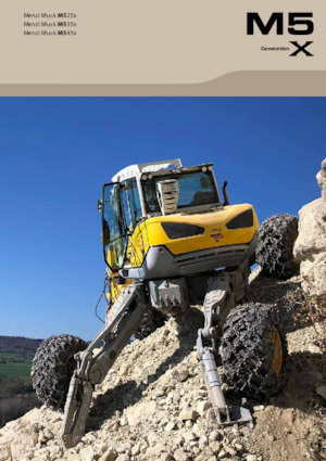 Koparki kroczące Menzi M535x