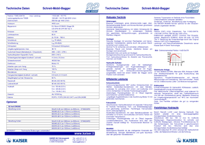 Koparki kroczące Kaiser S 2 Cross 4x4