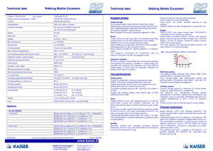 Koparki kroczące Kaiser S 2 Cross 4x4