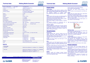 Koparki kroczące Kaiser S 2 Gator 4x4