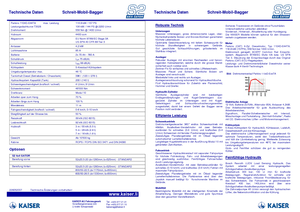 Koparki kroczące Kaiser S 2 Gator 4x4