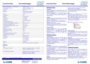 Koparki kroczące Kaiser S 2 Mobil