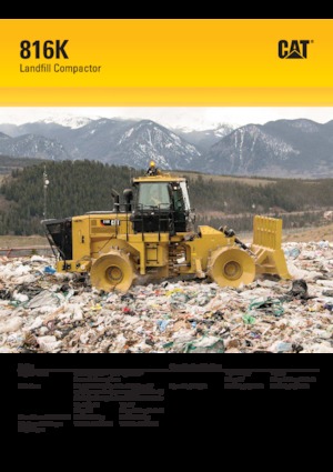 Kompaktor odpadów Caterpillar 816K
