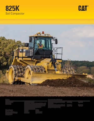 Kompaktor odpadów Caterpillar 825K