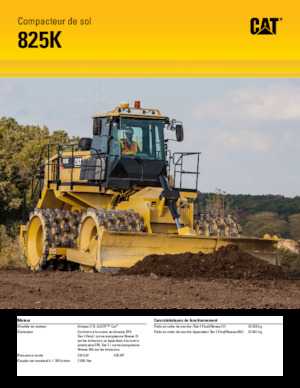 Kompaktor odpadów Caterpillar 825K