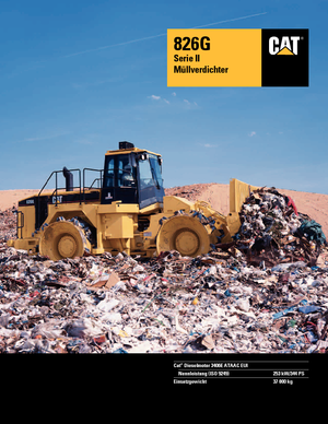 Kompaktor odpadów Caterpillar 826 G II