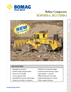Kompaktor odpadów Bomag BC 1172 RB 3