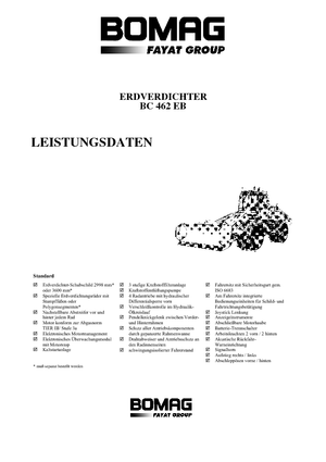 Kompaktor odpadów Bomag BC 462 EB