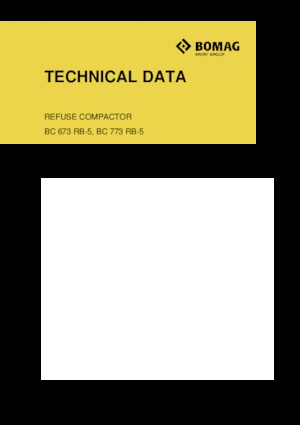 Kompaktor odpadów Bomag BC 673 RB 5