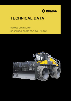 Kompaktor odpadów Bomag BC 873 RB 5