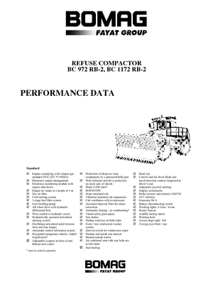 Kompaktor odpadów Bomag BC 972 RB 2