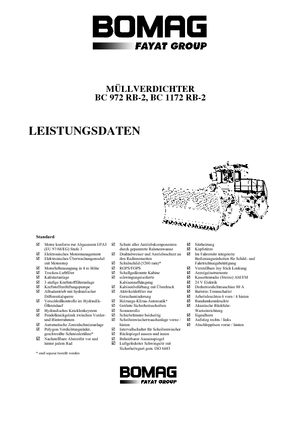 Kompaktor odpadów Bomag BC 972 RB 2