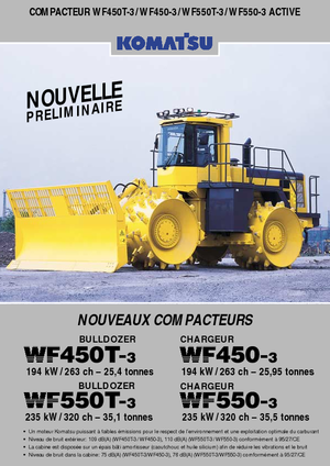 Kompaktor odpadów Komatsu WF450-3