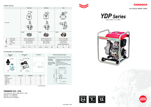 Pompy zatapialne do wody brudnej Yanmar YDP30V