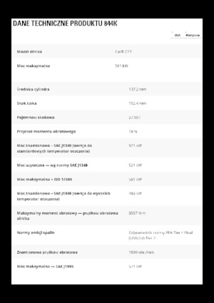 Spycharka kołowa Caterpillar 844K