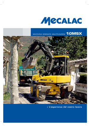 Koparki kołowe Mecalac 10 MSX
