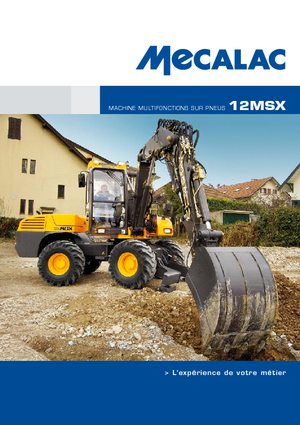 Koparki kołowe Mecalac 12 MSX