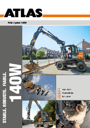 Koparki kołowe Atlas 140 W