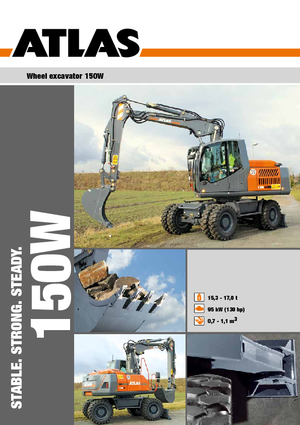 Koparki kołowe Atlas 150 W