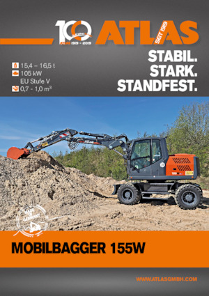 Koparki kołowe Atlas 155 W