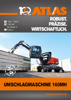 Koparki kołowe Atlas 160 MH