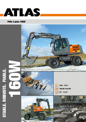 Koparki kołowe Atlas 160 W