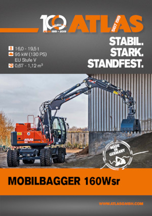 Koparki kołowe Atlas 160 W-SR 