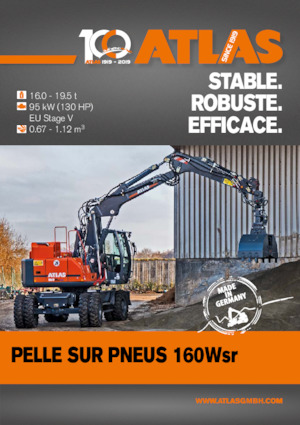 Koparki kołowe Atlas 160 W-SR 