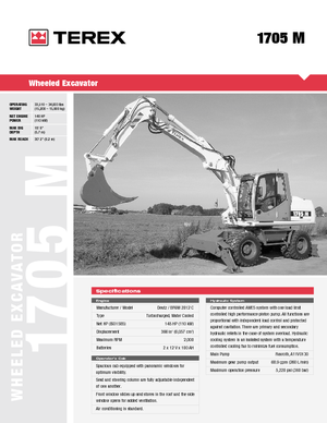 Koparki kołowe Atlas 1705 M