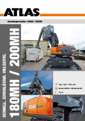 Koparki kołowe Atlas 200 MH
