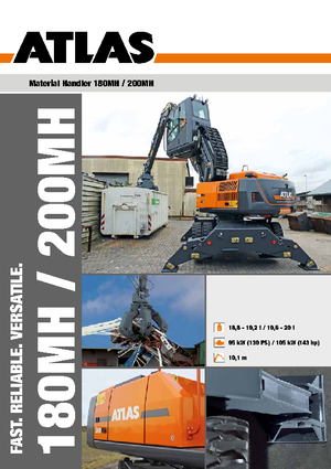 Koparki kołowe Atlas 200 MH