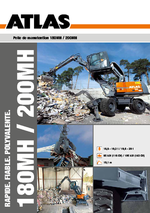 Koparki kołowe Atlas 200 MH