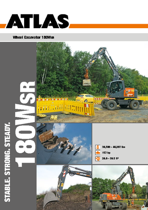 Koparki kołowe Atlas 180 W-SR