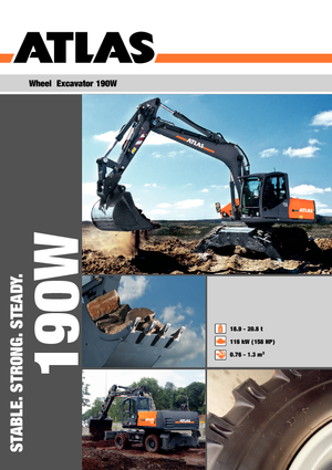 Koparki kołowe Atlas 190 W