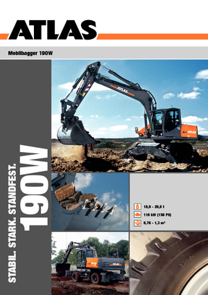 Koparki kołowe Atlas 190 W