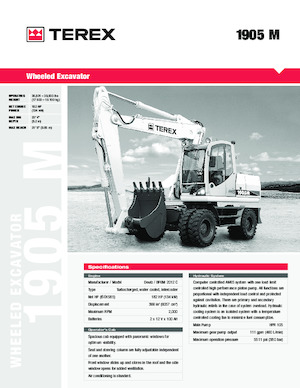 Koparki kołowe Terex 1905M