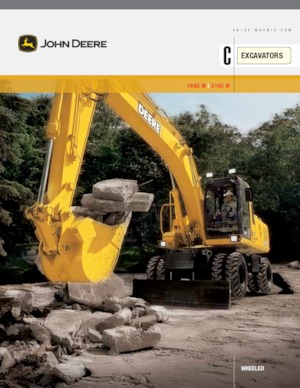 Koparki kołowe John Deere Construction 210C W