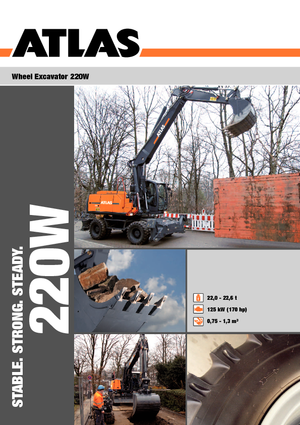 Koparki kołowe Atlas 220 W