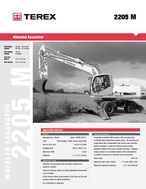 Koparki kołowe Atlas 2205 M