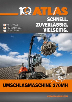 Koparki kołowe Atlas 270 MH