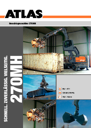 Koparki kołowe Atlas 270 MH